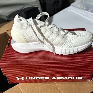 Under Armour Ivory Knit Sneakers